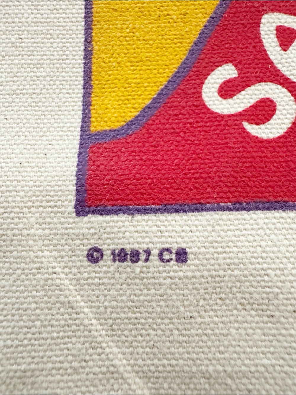 Vintage 1987 San Francisco Canvas Tote Bag - Picture 4 of 10